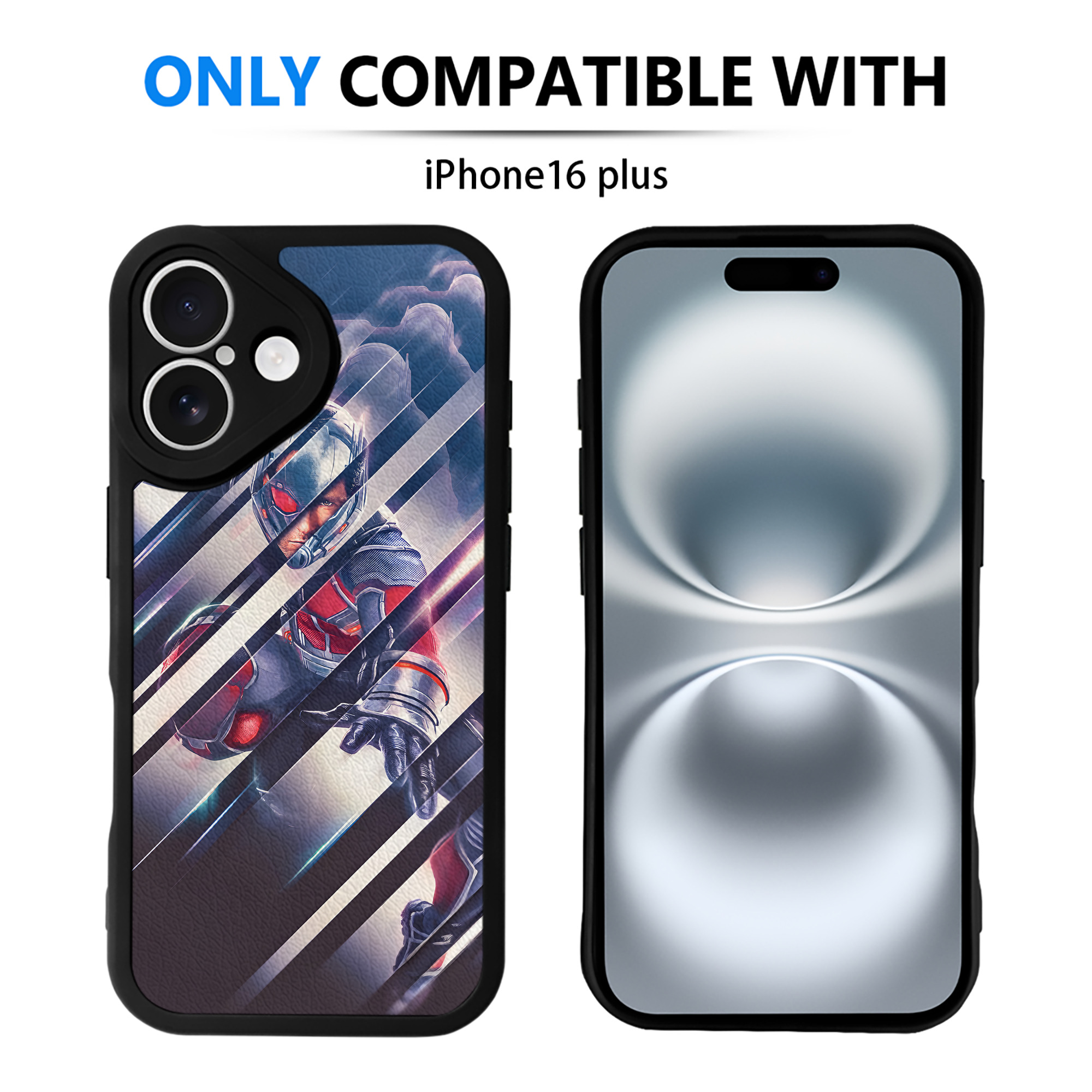 （画像用） アベンジャーズ The Avengers 【iPhone 16シリーズ対応】シリコンスマホケース（レザー調） 材質：シリコン